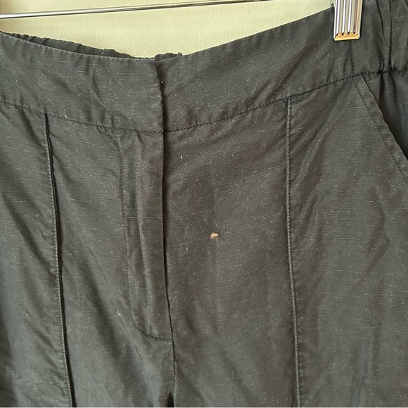 Kobi Halperin Black Linen Blend Elastic Waist Pull On Casual Pants Size Small - Picture 3 of 8